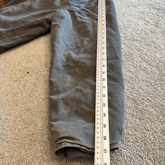 Carhartt C81 QVL Jacket Large Tall Quilted Lined Duck Canvas Work Coat - Picture 6 of 8